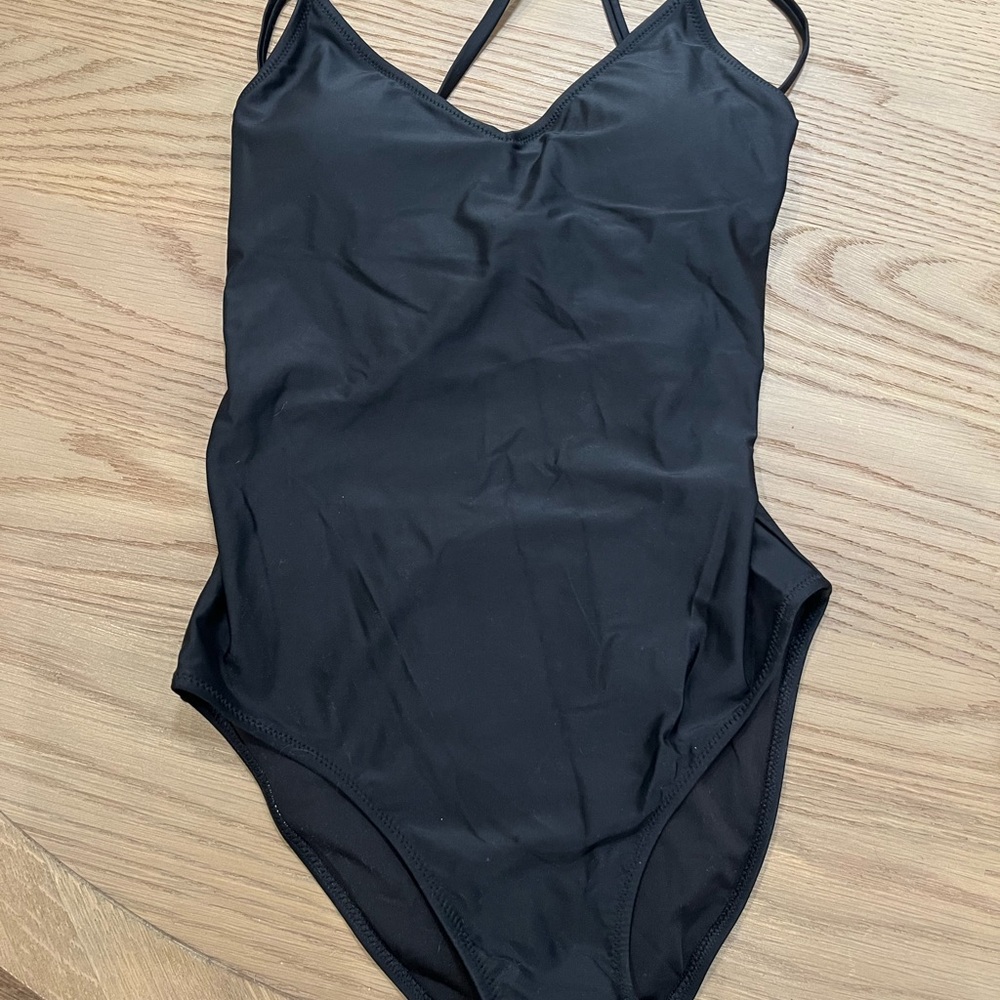 American Eagle Outfitters Black One-Piece Swimsuit